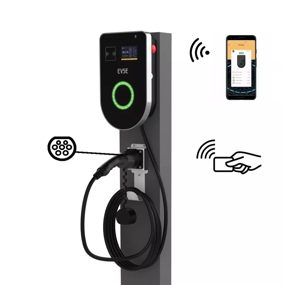 22Kw Wallbox Type 2 Ocpp Rfid - EV充電器 OCPP タイプ2 充電ケーブル 11kw ウォールボックス
