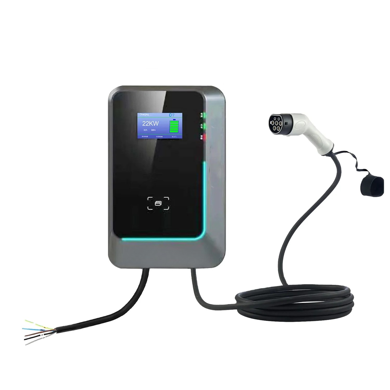 2025年ホットセール 7kw/11kw/22kw AC E - 22Kw Wallbox Type 2 Ocpp Rfid のレビューと価格