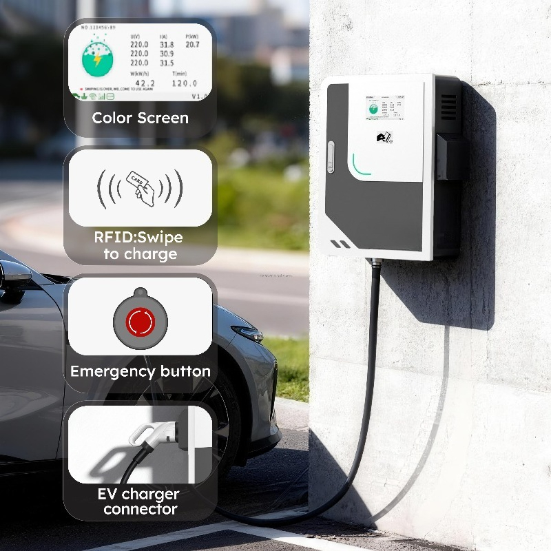PENODA 30kw 40kw Ocpp 4G WIFI  - Dc Fast Charger 30Kw Wallbox Commercial のレビューと価格