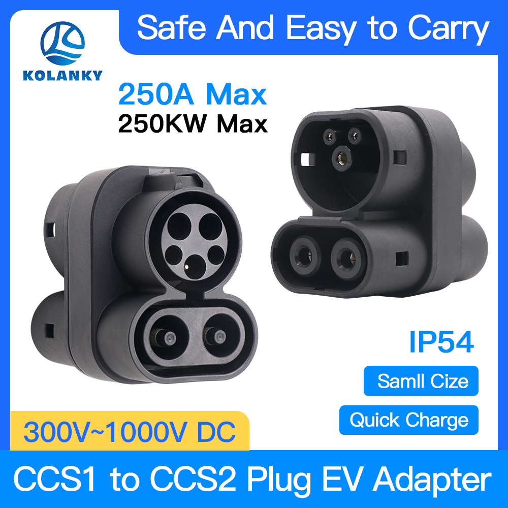 電気自動車用EV急速充電アダプター,ccs1からccs2 e - Ccs2 To Ccs1 Fast Charge Adapter 250Kw のレビューと価格